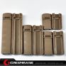 Picture of GB Rail Covers 8pcs/Pack Dark Earth NGA0701 