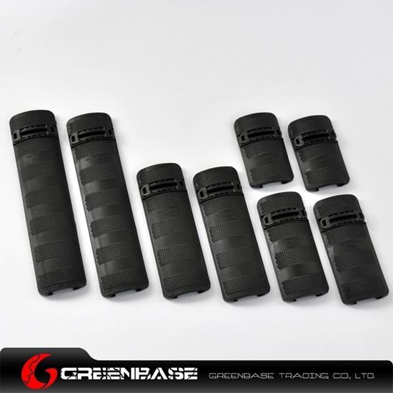 Picture of GB Rail Covers 8pcs/Pack Black NGA0700 