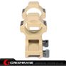 Picture of Tactical Top Rail extend 25.4mm Ring Mount Dark Earth NGA0132 