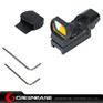 Picture of Tactical 1X22X33 Red Dot Sight Fits For 20mm Rail 4 Reticle Reflex for Air soft Hunting Rifle Scopes NGA0133