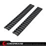 Picture of Ladder 18 Slots Low Profile Rail Covers 4pcs/pack Black NGA0084 