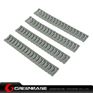 Picture of Ladder 18 Slots Low Profile Rail Covers 4pcs/pack Foliage Green NGA0086 